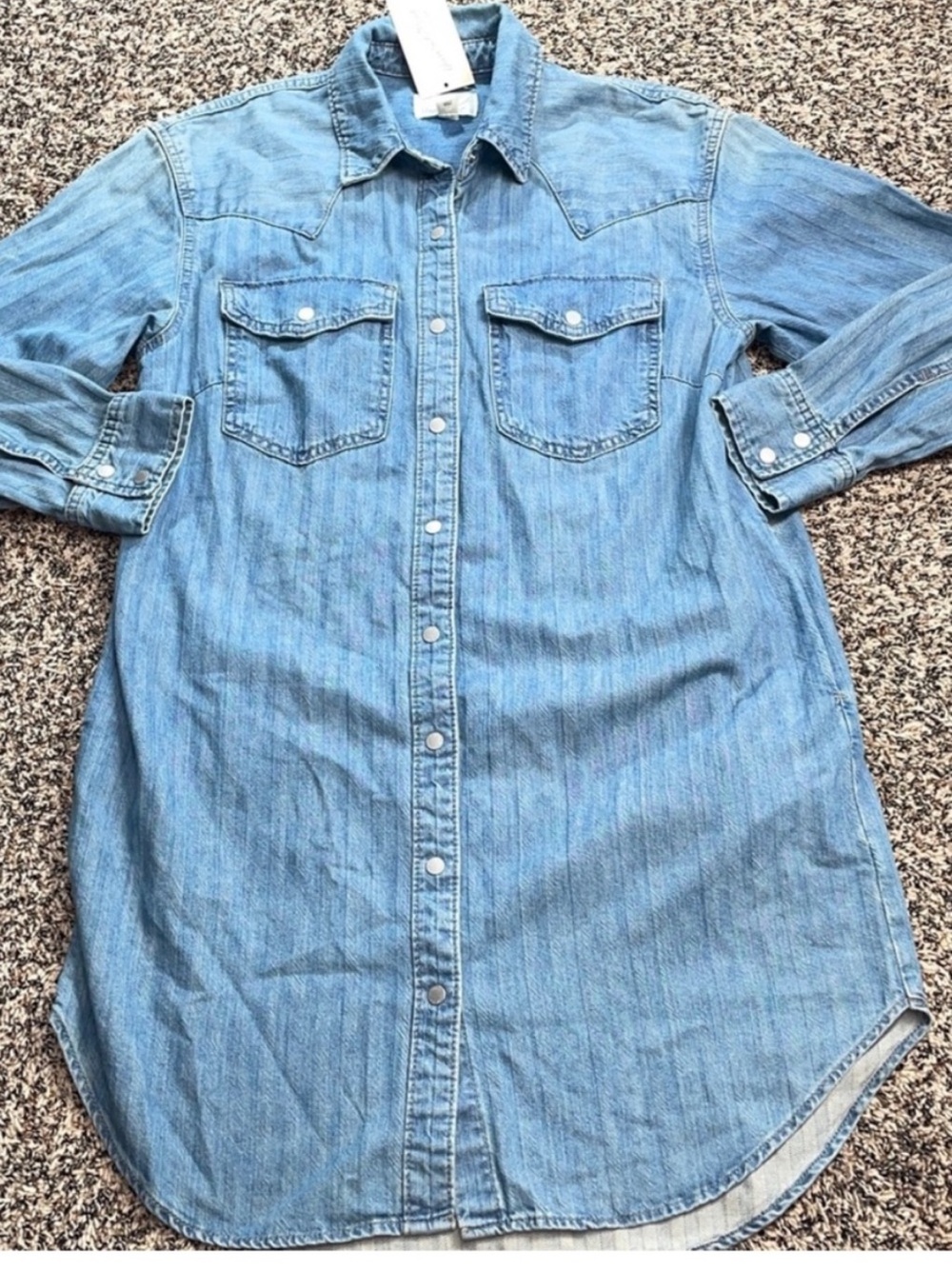 Universal Thread Western Long Sleeve Soft Shirt Dress Size XS | NWT - Picture 4 of 11